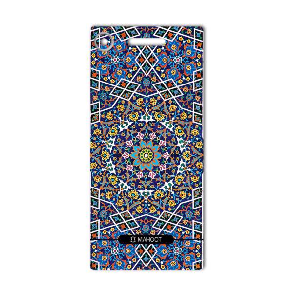 MAHOOT Imam Reza shrine-tile Design Sticker for Sony Xperia XZ1، برچسب تزئینی ماهوت مدل Imam Reza shrine-tile Design مناسب برای گوشی Sony Xperia XZ1