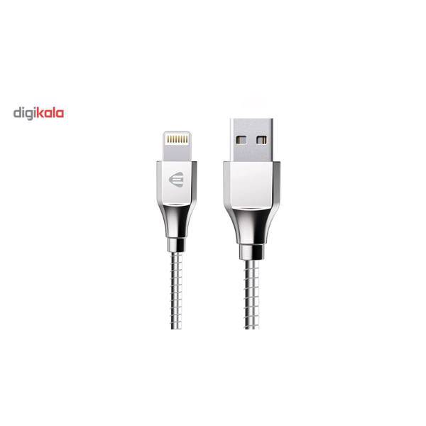 USB To Lightning Jellico KS-10 cable 1m، کابل تبدیل USB به لایتنینگ جلیکو مدل KS-10 طول 1 متر