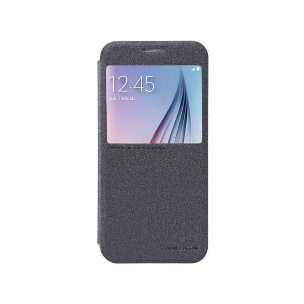 Nillkin New Leather Sparkle Flip Cover For Samsung Galaxy S6، کیف کلاسوری نیلکین مدل New Leather Sparkle مناسب برای گوشی موبایل سامسونگ Galaxy S6