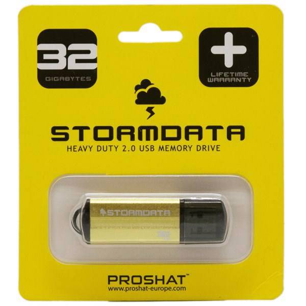 Philips Proshat Stormdata USB 2.0 Flash Memory - 32GB، فلش مموری USB 2.0 پروشات مدل استورم دیتا ظرفیت 32 گیگابایت