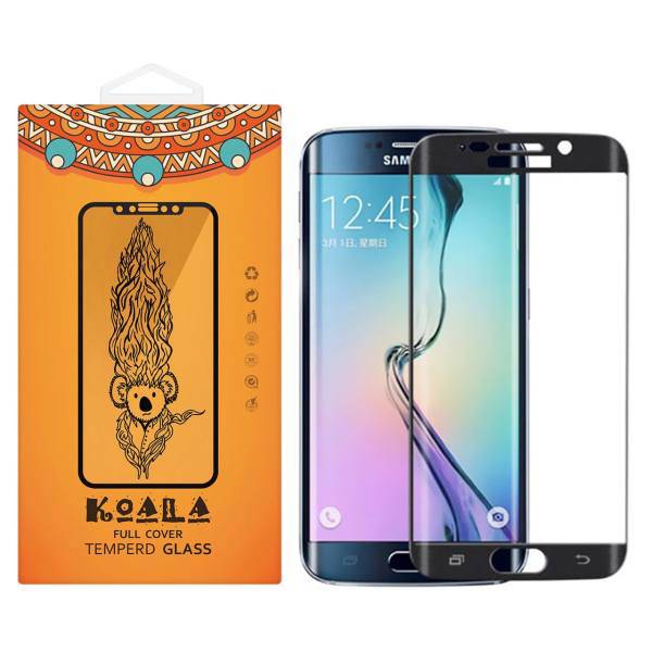 KOALA Full Cover Glass Screen Protector For Samsung Galaxy S6 Edge، محافظ صفحه نمایش شیشه ای کوالا مدل Full Cover مناسب برای گوشی موبایل سامسونگ Galaxy S6 Edge