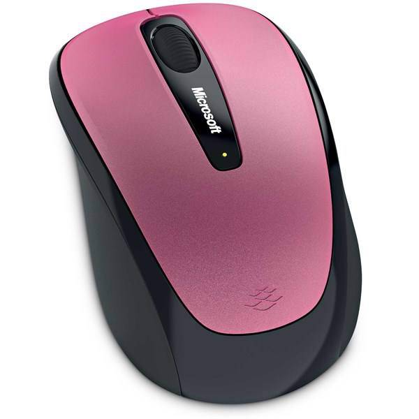Microsoft Wireless Mobile Mouse 3500 Pink، ماوس بی‌سیم مایکروسافت مدل وایرلس موبایل 3500 رنگ صورتی