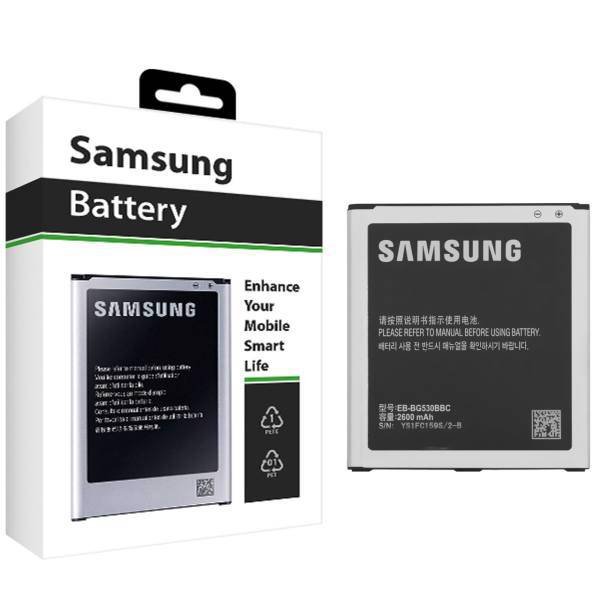 Samsung EB-BG530BBU 2600mAh Mobile Phone Battery For Samsung Galaxy J5 2015، باتری موبایل سامسونگ مدل EB-BG530BBU با ظرفیت 2600mAh مناسب برای گوشی موبایل سامسونگ Galaxy J5 2015