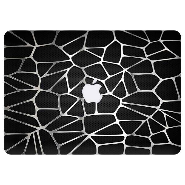 Wensoni Silver Metal Net Sticker For 15 Inch MacBook Pro، برچسب تزئینی ونسونی مدل Silver Metal Net مناسب برای مک بوک پرو 15 اینچی