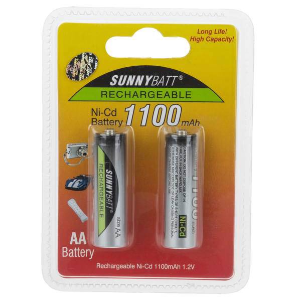 Sunny Batt Long Life Rechargeable AA Battery Pack of 2، باتری قلمی قابل شارژ سانی بت مدل Long Life بسته 2 عددی