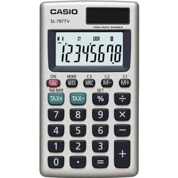 Casio SL-797TV Calculator، ماشین حساب کاسیو مدل SL-797TV