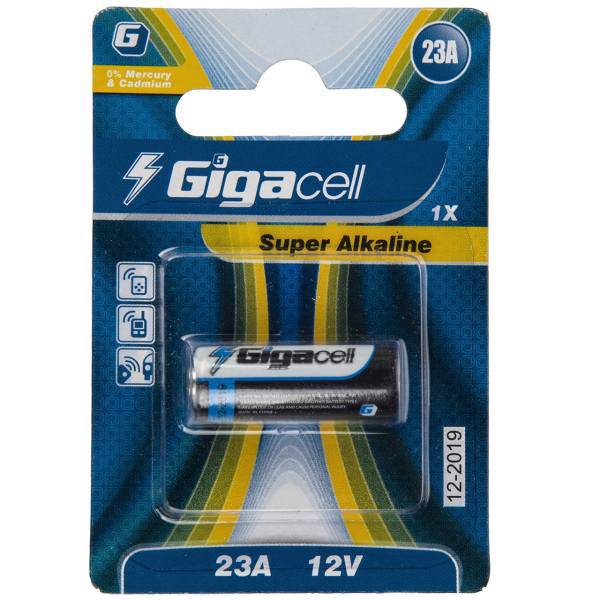Gigacell Super Alkaline 23A Battery Pack Of 1، باتری 23A گیگاسل مدل Super Alkaline بسته 1 عددی