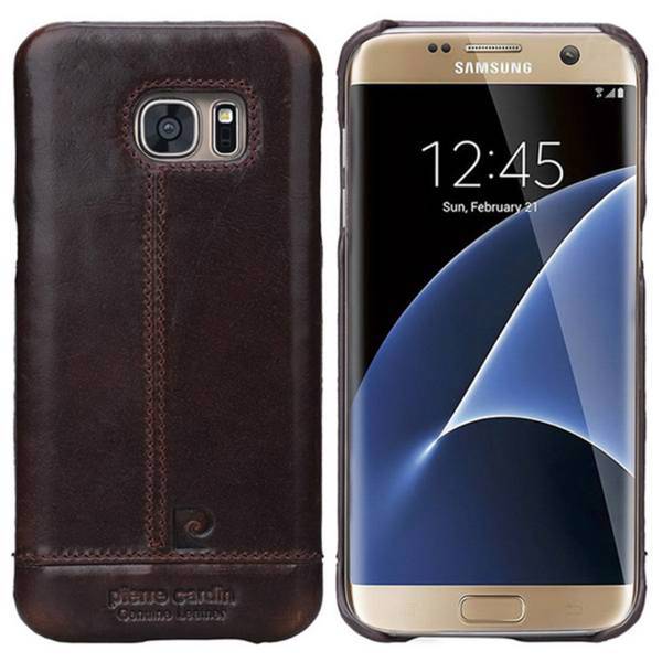 Pierre Cardin PCL-P03 Leather Cover For Samsung Galaxy S7 edge، کاور چرمی پیرکاردین مدل PCL-P03 مناسب برای گوشی سامسونگ گلکسی S7 edge