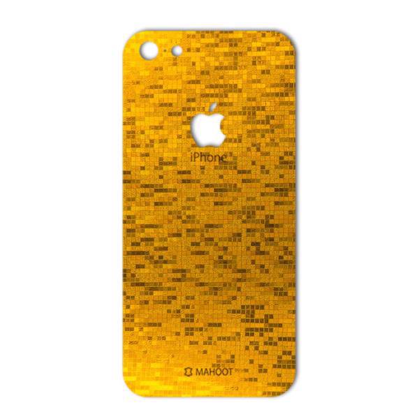 MAHOOT Gold-pixel Special Sticker for iPhone 5، برچسب تزئینی ماهوت مدل Gold-pixel Special مناسب برای گوشی iPhone 5