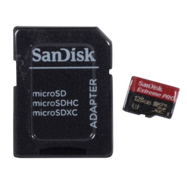 SanDisk Extreme PRO UHS-I 4K Class3 95MBps microSDXC With Adapter - 128G، کارت حافظه Micro SDXC سن دیسک مدل Extreme PRO کلاس 3 استاندارد UHS-I 4K سرعت95Mb/s همراه آداپتور SD ظرفیت 128 گیگابایت