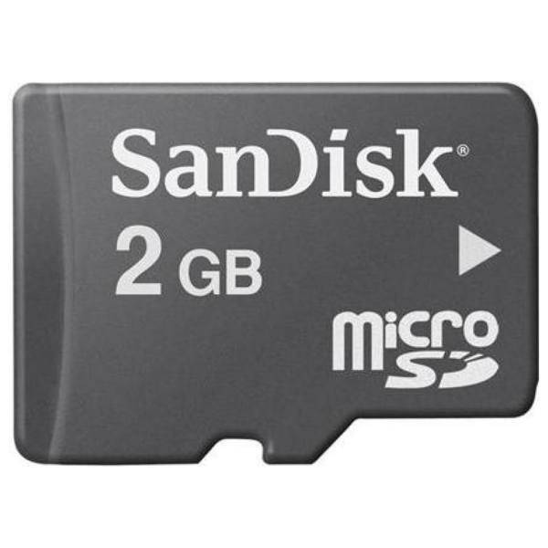 Sandisk MicroSD Card 2GB، کارت حافظه میکرو اس دی سن دیسک 2 گیگابایت