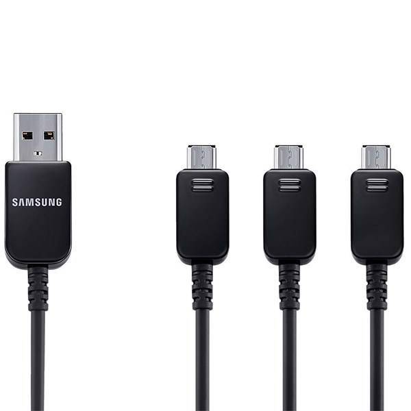 Samsung Multi Charging Micro USB Cable، کابل سامسونگ دارای چند سری میکرو یو اس بی