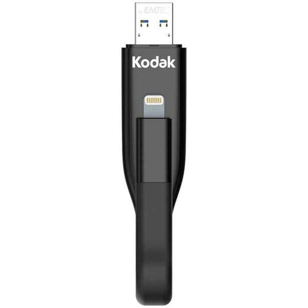 Kodak iCOBRA 2 USB and Lightning Flash Memory - 128GB، فلش مموری USB و Lightning کداک مدل iCOBRA 2 ظرفیت 128 گیگابایت