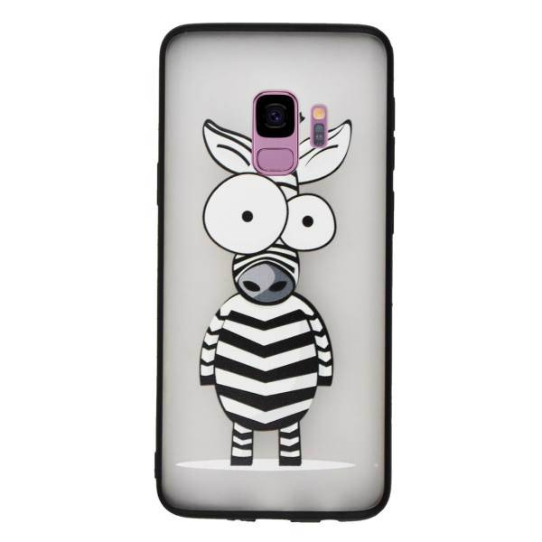 کاور سخت دور ژله ای کنزو مدل Zebra مناسب برای گلکسی S9