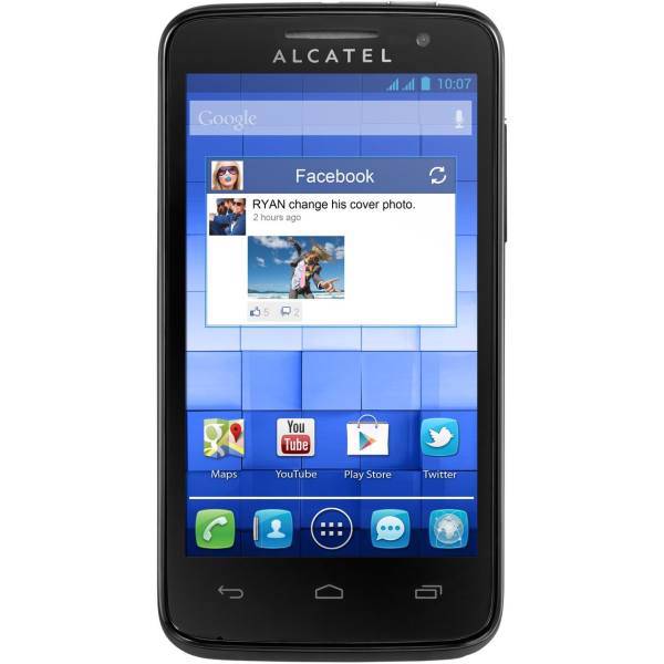 Alcatel One Touch X Pop 5035D Dual SIM Mobile Phone، گوشی موبایل آلکاتل مدل One Touch X Pop 5035D دو سیم‌کارت
