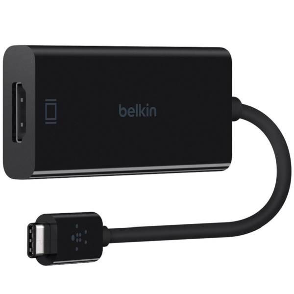Belkin F2CU038btBLK USB-C To HDMI Converter، مبدل USB-C به HDMI بلکین مدل F2CU038btBLK