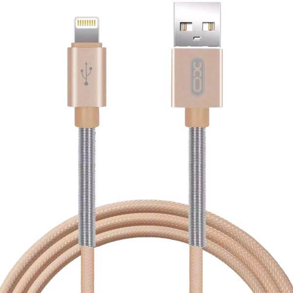XO NB27 USB To Lightning Cable 1m، کابل تبدیل USB به لایتنینگ ایکس او مدل NB27 به طول 1 متر