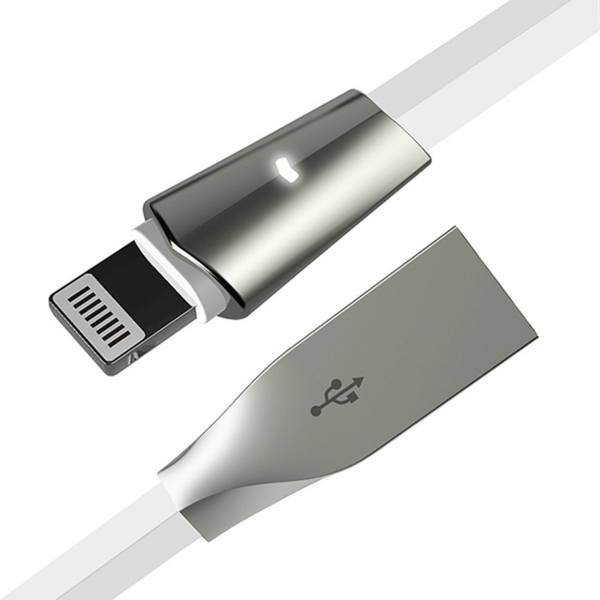 Aimus LED USB To Lightning Cable 1.8m، کابل تبدیل USB به لایتنینگ آیماس مدل LED به طول 1.8 متر