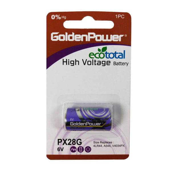 Golden Power PX28G Battery Suitable for 4LR44- A544 -V4034 Sizes، باتری گلدن پاور مدل PX28G مناسب برای سایزهای 4LR44 و A544 و V4034