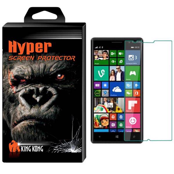 Hyper Protector King Kong Glass Screen Protector For Nokia Lumia 830، محافظ صفحه نمایش شیشه ای کینگ کونگ مدل Hyper Protector مناسب برای گوشی Nokia Lumia 830