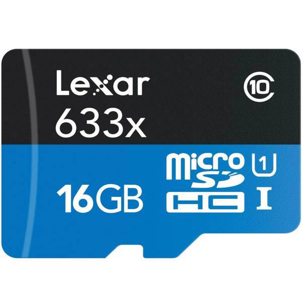 Lexar UHS-I U1 Class 10 95MBps microSDHC - 16 GB، کارت حافظه microSDHC لکسار کلاس 10 استاندارد UHS-I U1 سرعت 95MBps ظرفیت 16 گیگابایت