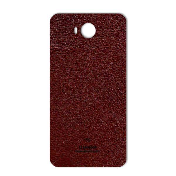 MAHOOT Natural Leather Sticker for Huawei Y5 2017، برچسب تزئینی ماهوت مدلNatural Leather مناسب برای گوشی Huawei Y5 2017