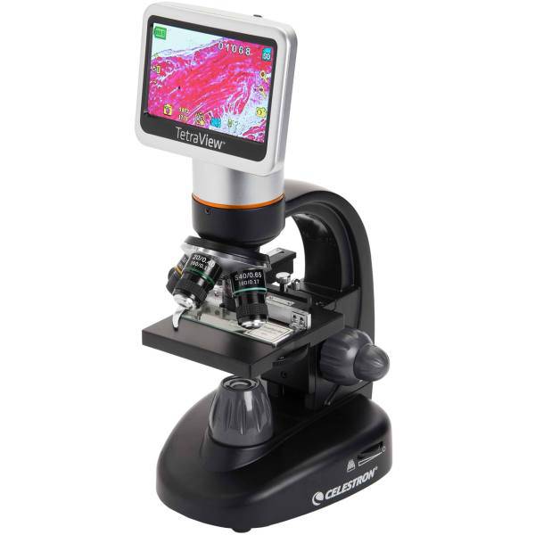 Celestron TetraView Digital Microscope، میکروسکوپ دیجیتالی سلسترون مدل TetraView