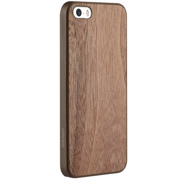 Ozaki Ocoat 0.3 Wood Cover For iPhone 5/5S، کاور اوزاکی مدل Ocoat 0.3 Wood مناسب برای آیفون 5/5S