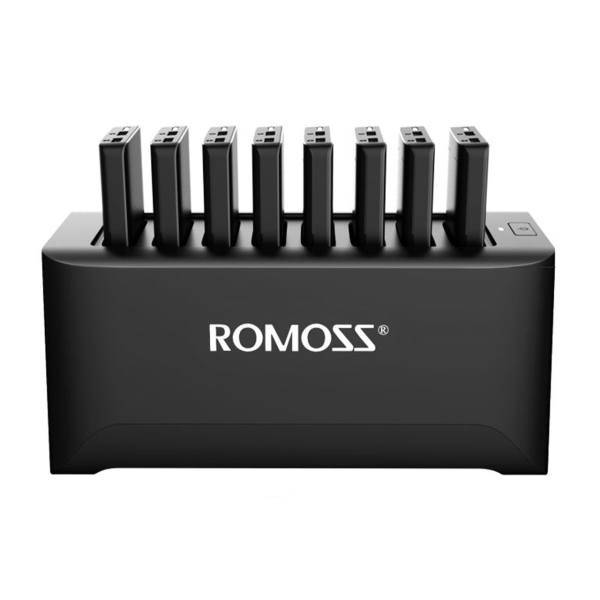 Romoss Portable Charger Station With 8 10000mAh Power Banks، پایه شارژ قابل حمل روموس