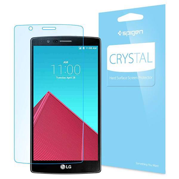 LG G4 Spigen Crystal Screen Protector Crystal، محافظ صفحه نمایش اسپیگن مدل Crystal مناسب برای گوشی موبایل ال جی G4