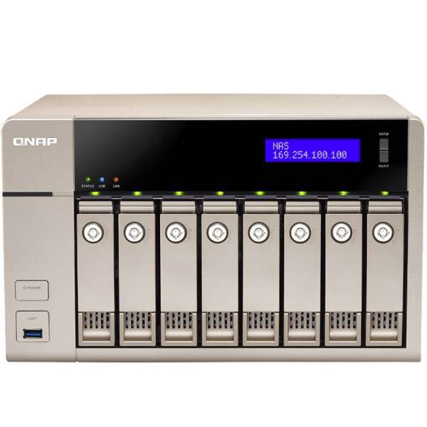 QNAP TVS-863-4G NASiskless، ذخیره ساز تحت شبکه کیونپ مدل TVS-863-4G بدون هارددیسک