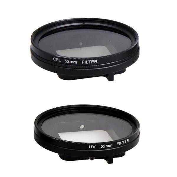 Puluz UV and CPL Lens Filter For Gopro Hero 5/6، فیلتر لنز پلوز مدل UV مناسب دوربین ورزشی گوپرو هیرو 5/6