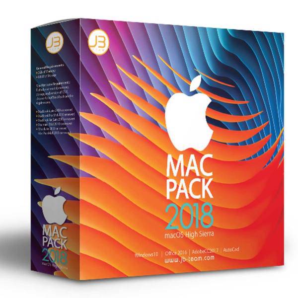 JB MacPack 2018، مجموعه نرم افزارهای MacPack 2018 نشر جی بی