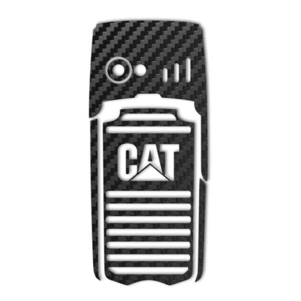 MAHOOT Carbon-fiber Texture Sticker for CAT B25، برچسب تزئینی ماهوت مدل Carbon-fiber Texture مناسب برای گوشی CAT B25