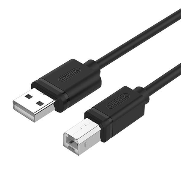 Unitek Y-C420GBK Printer Cable 3m، کابل USB پرینتر یونیتک مدل Y-C420GBK طول 3 متر