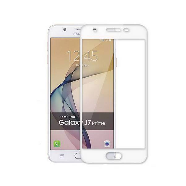 Tempered Full Cover Glass Screen Protector For Samsung Galaxy J7 Prime، محافظ صفحه نمایش شیشه ای تمپرد مدل Full Cover مناسب برای گوشی موبایل سامسونگ J7 Prime