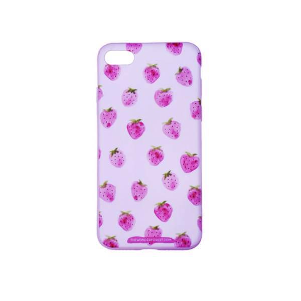 Strawberry Colourful Jelly Cover For Iphone 6، کاور ژله ای چند رنگ مدل توت فرنگی مناسب برای گوشی موبایل آیفون 6