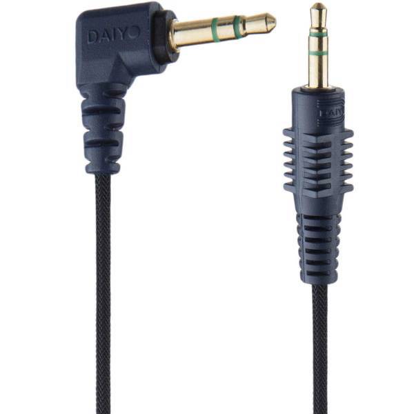 Daiyo TA396 Stereo L Type Plug To Stereo Plug 3.5mm Cable، کابل تبدیل جک استریو L شکل به درگاه 3.5 میلی متری استریو دایو مدل TA396