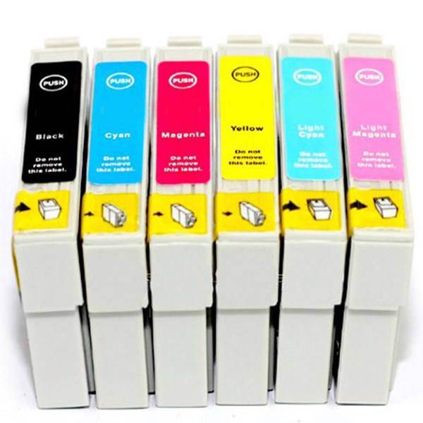 Epson T080 Package Cartridge For P50 Pack of 6، پک کارتریج 6 عددی اپسون مدل T080