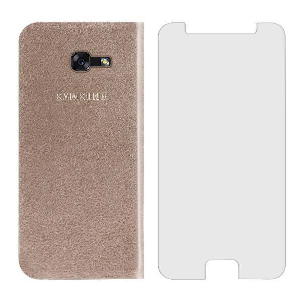 EW Cover RF7 Flip Cover With Tempered Glass For Samsung Galaxy J5 Prime، کیف کلاسوری ای دبلیو کاور مدل RF7 به همراه محافظ صفحه مناسب برای گوشی موبایل سامسونگ گلکسی J5 Prime