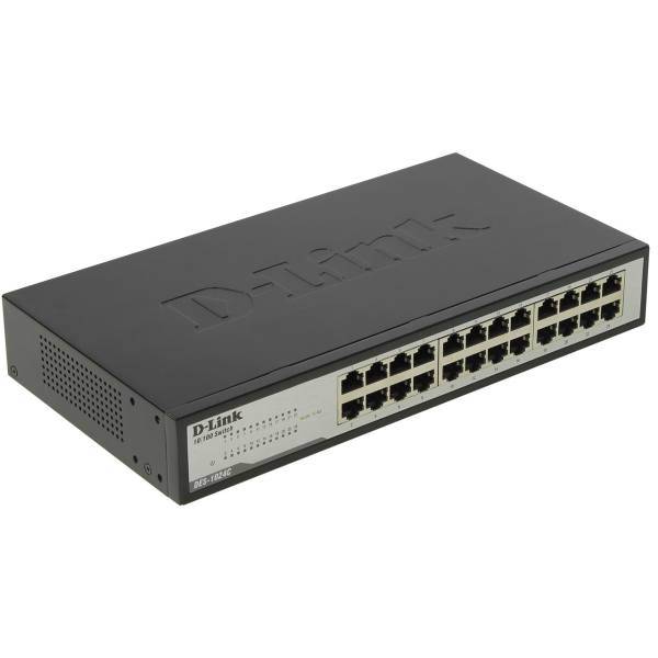 D-Link DES-1024C 24-Port Switch، سوییچ 24 پورت دی-لینک مدل DES-1024C