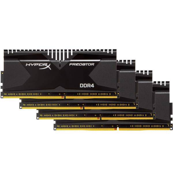 Kingston HyperX Predator DDR4 3000MHz CL15 Quad Channel Desktop RAM - 32GB، رم دسکتاپ DDR4 چهار کاناله 3000 مگاهرتز CL15 کینگستون مدل HyperX Predator ظرفیت 32 گیگابایت