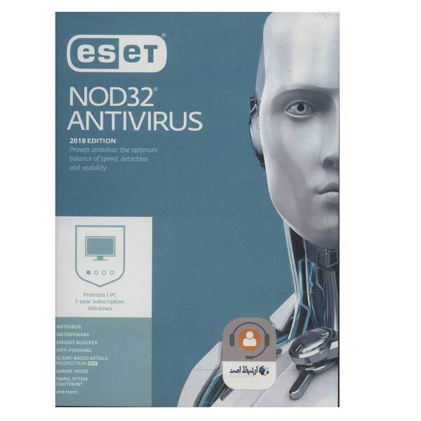 Eset Nod 32 Antivirus 1 Year 1 User، آنتی ویروس ایست نود 32 یک ساله یک کاربره