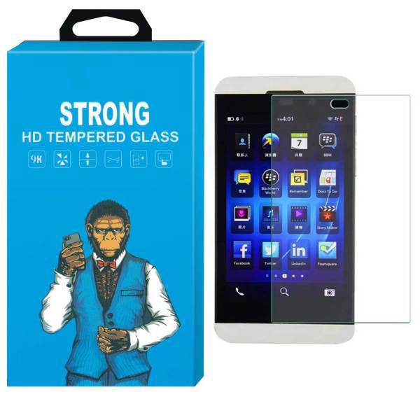 Strong Tempered Glass Screen Protector For Blackberry Z10، محافظ صفحه نمایش شیشه ای تمپرد مدل Strong مناسب برای گوشی بلک بری Z10