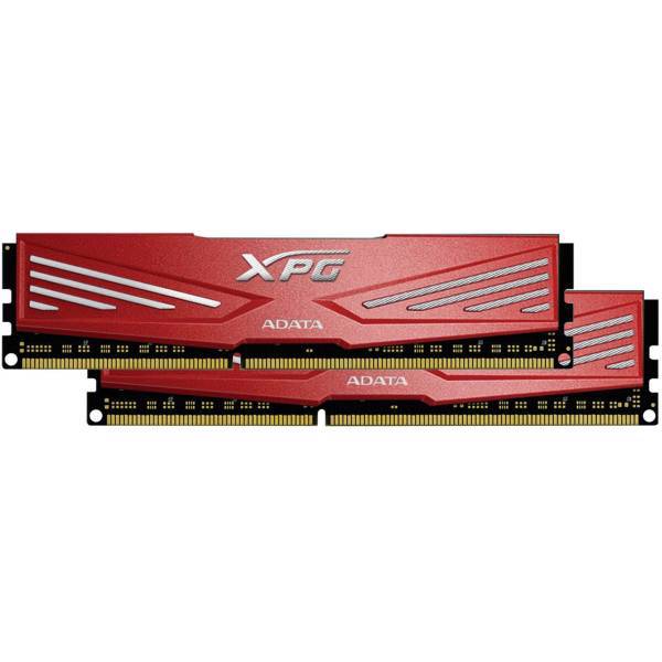 Adata XPG V1 DDR3 2133MHz CL10 Dual Channel Desktop RAM - 8GB، رم دسکتاپ DDR3 دو کاناله 2133 مگاهرتز CL10 ای دیتا مدل XPG V1 ظرفیت 8 گیگابایت