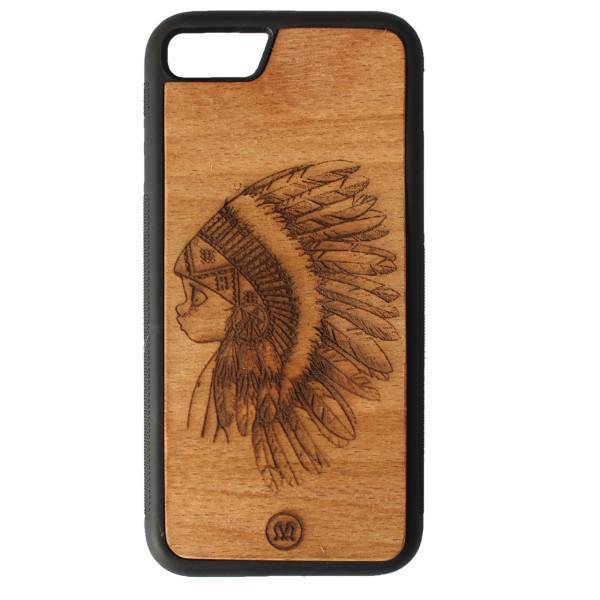 Mizancen brave wood cover for iPhone 6/6s، کاور چوبی میزانسن مدل brave مناسب برای گوشی آیفون 6/6s