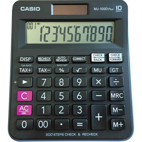 CASIO MJ-100D Plus Calculator، ماشین حساب کاسیو مدل MJ-100D Plus