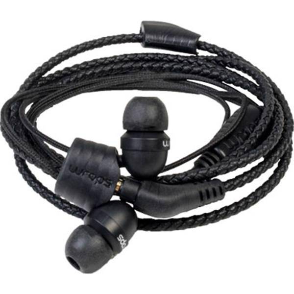 Wraps Natural Noir Wristband Headphones، هدفون طرح دست‌بند رپس مدل Natural Noir