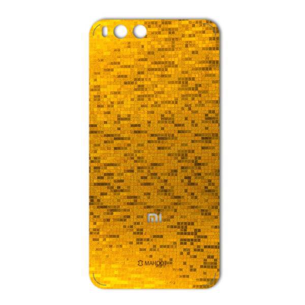 MAHOOT Gold-pixel Special Sticker for Xiaomi Mi6، برچسب تزئینی ماهوت مدل Gold-pixel Special مناسب برای گوشی Xiaomi Mi6