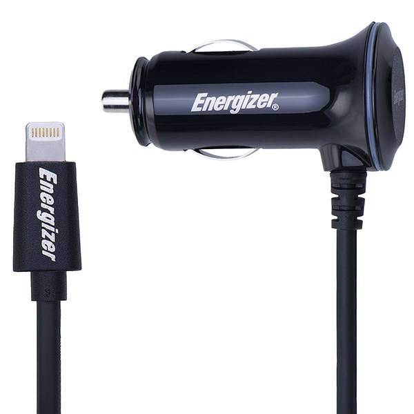 Energizer Car Charger With Lightening Connector، شارژر فندکی انرجایزر همراه با کابل لایتنینگ
